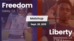 Matchup: Freedom HS vs. Liberty  2018