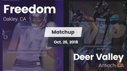 Matchup: Freedom HS vs. Deer Valley  2018