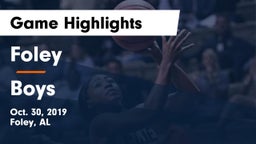 Foley  vs Boys Game Highlights - Oct. 30, 2019