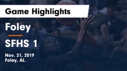 Foley  vs SFHS 1 Game Highlights - Nov. 21, 2019