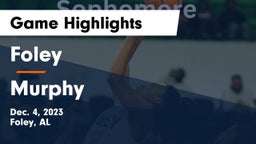 Foley  vs Murphy  Game Highlights - Dec. 4, 2023