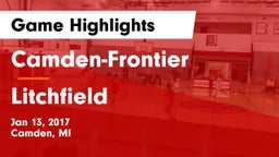 Camden-Frontier  vs Litchfield Game Highlights - Jan 13, 2017