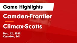 Camden-Frontier  vs ******-Scotts  Game Highlights - Dec. 12, 2019