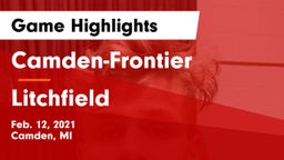 Camden-Frontier  vs Litchfield Game Highlights - Feb. 12, 2021