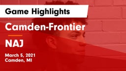 Camden-Frontier  vs NAJ Game Highlights - March 5, 2021