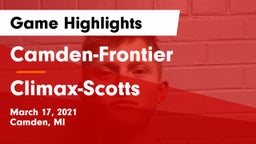 Camden-Frontier  vs ******-Scotts  Game Highlights - March 17, 2021