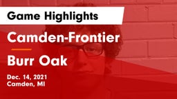 Camden-Frontier  vs Burr Oak Game Highlights - Dec. 14, 2021