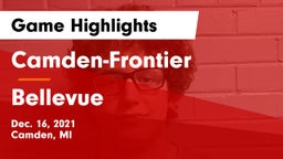 Camden-Frontier  vs Bellevue Game Highlights - Dec. 16, 2021