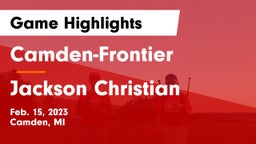 Camden-Frontier  vs Jackson Christian Game Highlights - Feb. 15, 2023