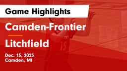 Camden-Frontier  vs Litchfield  Game Highlights - Dec. 15, 2023