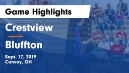 Crestview  vs Bluffton  Game Highlights - Sept. 17, 2019