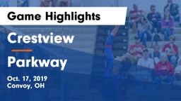 Crestview  vs Parkway  Game Highlights - Oct. 17, 2019