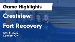 Crestview  vs Fort Recovery  Game Highlights - Oct. 5, 2020