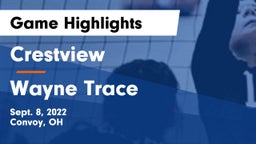 Crestview  vs Wayne Trace  Game Highlights - Sept. 8, 2022