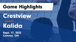 Crestview  vs Kalida  Game Highlights - Sept. 17, 2022