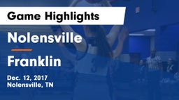 Nolensville  vs Franklin  Game Highlights - Dec. 12, 2017
