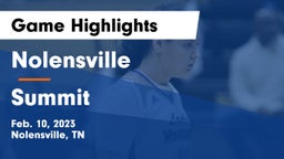 Nolensville  vs Summit  Game Highlights - Feb. 10, 2023