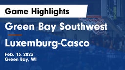 Green Bay Southwest  vs Luxemburg-Casco  Game Highlights - Feb. 13, 2023