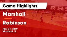 Marshall  vs Robinson  Game Highlights - Jan. 31, 2019