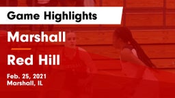 Marshall  vs Red Hill Game Highlights - Feb. 25, 2021