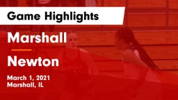Marshall  vs Newton  Game Highlights - March 1, 2021