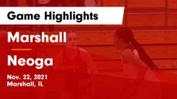 Marshall  vs Neoga  Game Highlights - Nov. 22, 2021