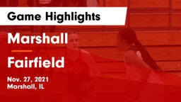 Marshall  vs Fairfield  Game Highlights - Nov. 27, 2021