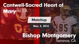 Matchup: Cantwell-Sacred vs. Bishop Montgomery  2016