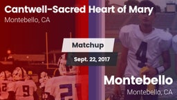 Matchup: Cantwell-Sacred vs. Montebello  2017