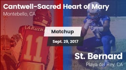 Matchup: Cantwell-Sacred vs. St. Bernard  2017