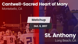 Matchup: Cantwell-Sacred vs. St. Anthony  2017