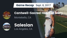 Recap: Cantwell-Sacred Heart of Mary  vs. Salesian  2017