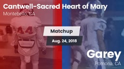 Matchup: Cantwell-Sacred vs. Garey  2018