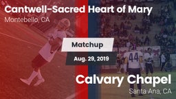 Matchup: Cantwell-Sacred vs. Calvary Chapel  2019