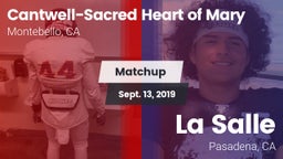 Matchup: Cantwell-Sacred vs. La Salle  2019