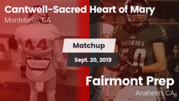 Matchup: Cantwell-Sacred vs. Fairmont Prep  2019