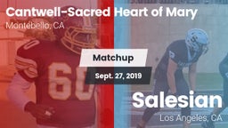 Matchup: Cantwell-Sacred vs. Salesian  2019