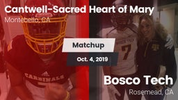Matchup: Cantwell-Sacred vs. Bosco Tech  2019