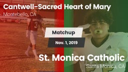 Matchup: Cantwell-Sacred vs. St. Monica Catholic  2019