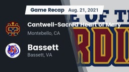 Recap: Cantwell-Sacred Heart of Mary  vs. Bassett  2021