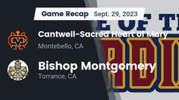Recap: Cantwell-Sacred Heart of Mary  vs. Bishop Montgomery  2023
