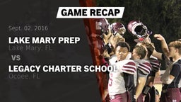 Recap: Lake Mary Prep  vs. Legacy Charter School 2016