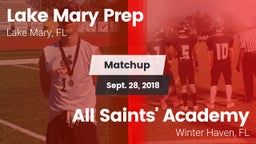 Matchup: Lake Mary Prep High vs. All Saints' Academy  2018