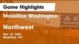 Massillon Washington  vs Northwest  Game Highlights - Dec. 27, 2023