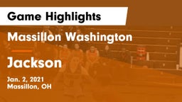 Massillon Washington  vs Jackson  Game Highlights - Jan. 2, 2021