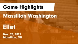 Massillon Washington  vs Ellet  Game Highlights - Nov. 20, 2021