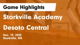 Starkville Academy  vs Desoto Central Game Highlights - Dec. 19, 2020