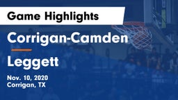 Corrigan-Camden  vs Leggett  Game Highlights - Nov. 10, 2020
