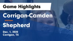 Corrigan-Camden  vs Shepherd  Game Highlights - Dec. 1, 2020