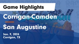 Corrigan-Camden  vs San Augustine  Game Highlights - Jan. 9, 2024